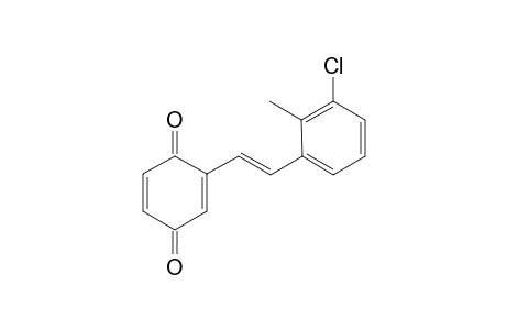 2-[2'-(3"-Chloro-2"-methylphenylethenyl]-1,4-benzoquinone