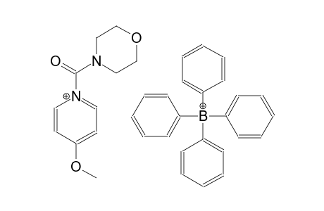 4-methoxy-1-(4-morpholinylcarbonyl)pyridinium tetraphenylborate(1-)