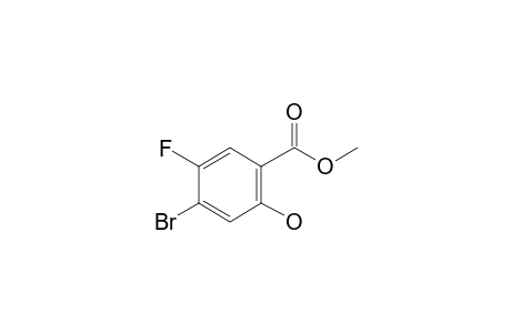 4-Bromo-5-fluoro-2-hydroxy-benzoic acid methyl ester