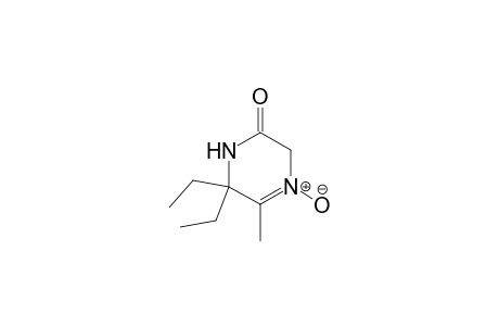 2(1H)-Pyrazinone, 6,6-diethyl-3,6-dihydro-5-methyl-, 4-oxide