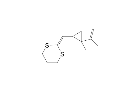 2-[(2-isopropenyl-2-methyl-cyclopropyl)methylene]-1,3-dithiane