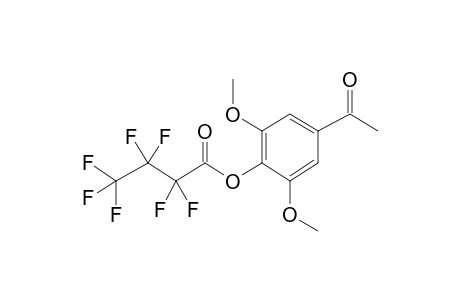 4-Acetyl-2,6-dimethoxyphenyl 2,2,3,3,4,4,4-heptafluorobutanoate