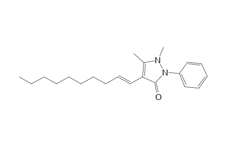4-[(E)-dec-1-enyl]-1,5-dimethyl-2-phenyl-3-pyrazolin-3-one