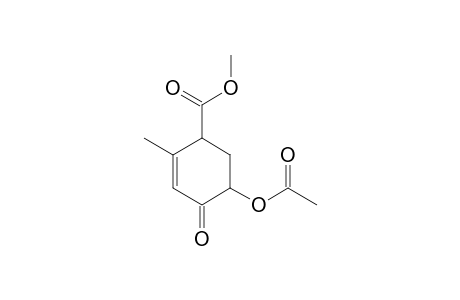(1R,5S)/(1S,5R)-METHYL-5-ACETOXY-2-METHYL-4-OXOCYCLOHEX-2-ENECARBOXYLATE