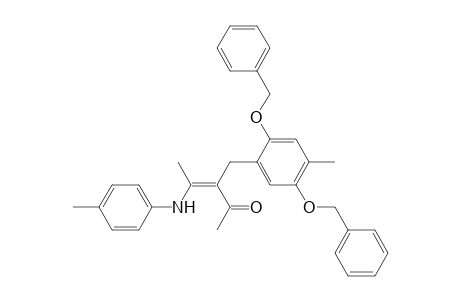 (Z)-3-{[2,5-Bis(benzyloxy)-4-methylphenyl]methyl}-4-[N-(4-methyl-phenyl)-amino]-pent-3-en-2-one