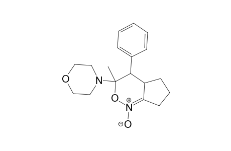 3-Methyl-3-(4-morpholinyl)-4-phenyl-3,4,4a,5,6,7-hexahydrocyclopenta[c][1,2]oxazine 1-oxide