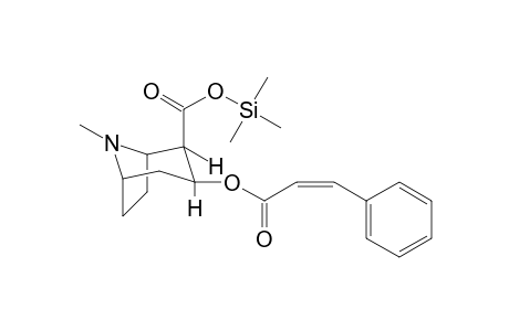 (cis)-Cinnamoylecgoninemethyl ester TMS