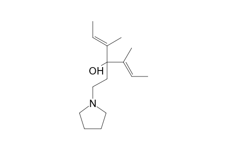 (2E,5E)-3,5-Dimethyl-4-[2-(1-pyrrolidinyl)ethyl]-2,5-heptadien-4-ol