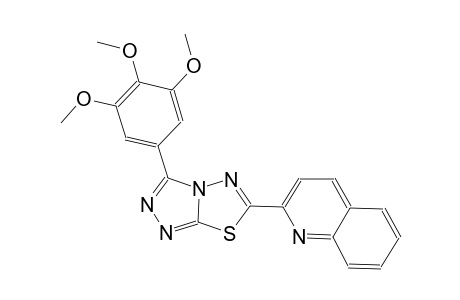 quinoline, 2-[3-(3,4,5-trimethoxyphenyl)[1,2,4]triazolo[3,4-b][1,3,4]thiadiazol-6-yl]-