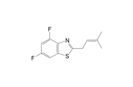 4,6-difluoro-2-(3-methylbut-2-en-1-yl)benzo[d]thiazole