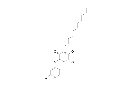 5-(3-AMINO-PHENOL)-EMBELIN;5-(3-HYDROXY-PHENYLAMINO)-2-HYDROXY-3-UNDECYL-1,4-BENZOQUINONE