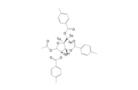 1-O-ACETYL-2,3,5-TRI-O-(4-TOLUOYL)-D-RIBOFURANOSE-2,3,4,5,5'-[(2)-H-(5)]