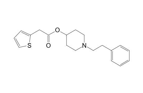 1-(2-Phenylethyl)piperidin-4-yl-(thiophen-2-yl)acetate