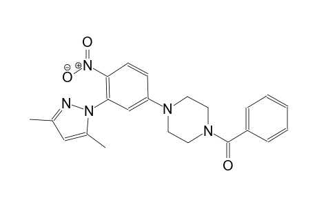 piperazine, 1-benzoyl-4-[3-(3,5-dimethyl-1H-pyrazol-1-yl)-4-nitrophenyl]-
