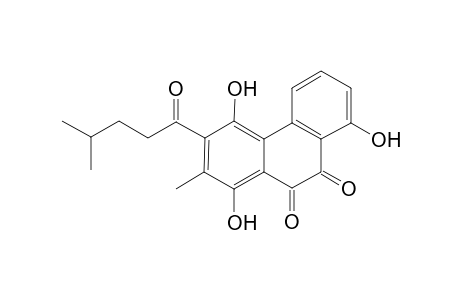 Phenanthrenequinone, 1,4,8-trihydroxy-2-methyl-3-(4-methylvaleryl)-