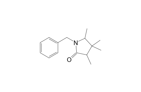 N-Benzyl-3,4,4,5-tetramethylpyrrolidin-2-one