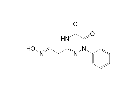 3-Hydroxyiminoethyl-1-phenyl-4-hydro-1,2,4-triazine-5,6-dione