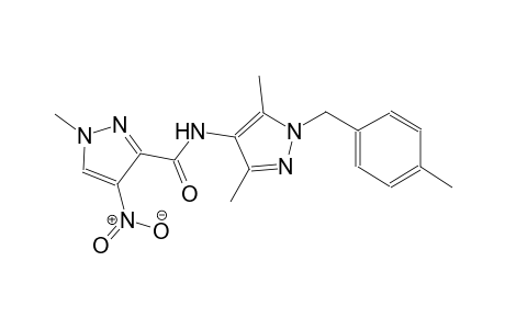N-[3,5-dimethyl-1-(4-methylbenzyl)-1H-pyrazol-4-yl]-1-methyl-4-nitro-1H-pyrazole-3-carboxamide
