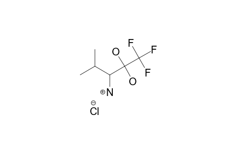 (R/S)-3-AMINO-2,2-DIHYDROXY-4-METHYL-1,1,1-TRIFLUOROPENTANE-HYDROCHLORIDE-SALT