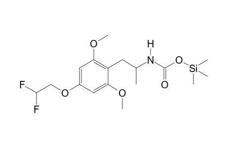 N-[1-(4-(2,2-Difluoroethoxy)-2,6-dimethoxyphenyl)prop-2-yl]carbamic acid TMS