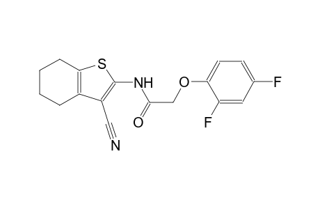 N-(3-cyano-4,5,6,7-tetrahydro-1-benzothien-2-yl)-2-(2,4-difluorophenoxy)acetamide