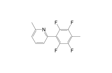 2-Methyl-6-(2,3,5,6-tetrafluoro-4-methylphenyl)pyridine