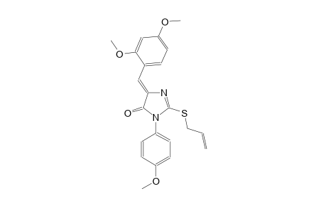 4H-imidazol-4-one, 5-[(2,4-dimethoxyphenyl)methylene]-3,5-dihydro-3-(4-methoxyphenyl)-2-(2-propenylthio)-, (5Z)-