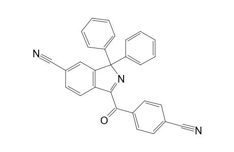 1-(4-cyanobenzoyl)-3,3-diphenyl-isoindole-5-carbonitrile
