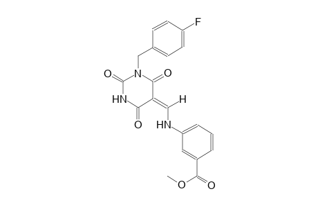 methyl 3-{[(E)-(1-(4-fluorobenzyl)-2,4,6-trioxotetrahydro-5(2H)-pyrimidinylidene)methyl]amino}benzoate