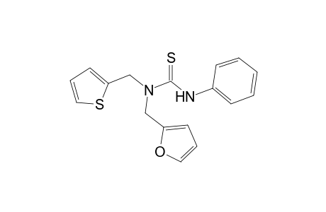 N-(2-Furylmethyl)-N'-phenyl-N-(2-thienylmethyl)thiourea