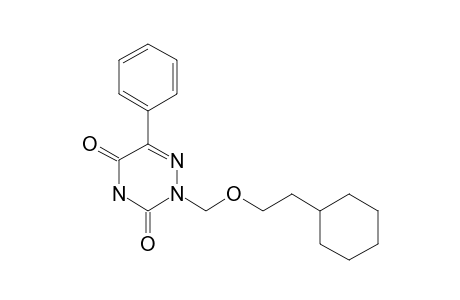 1-(2-CYCLOHEXYLETHOXYMETHYL)-5-PHENYL-6-AZAURACIL