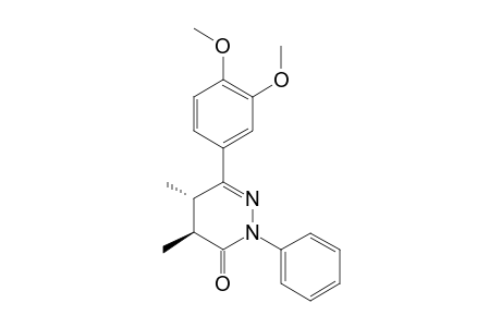 TRANS-6-(3,4-DIMETHOXYPHENYL)-4,5-DIMETHYL-2-PHENYL-4,5-DIHYDRO-2H-PYRIDAZIN-3-ONE
