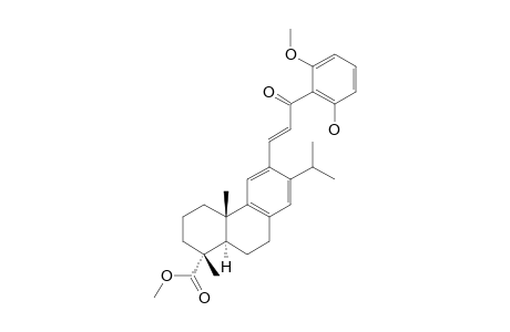METHYL-12-[2-(2-HYDROXY-6-METHOXYBENZOYL)-VINYL]-DEHYDROABIETATE
