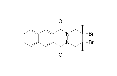2,3-Dibromo-2,3-dimethyl-1,2,3,4,6,13-hexahydrobenzo[g]pyridazino[1,2-]phthalazine-6,13-dione isomer