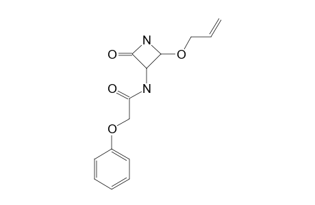 CIS-3-PHENOXYACETAMIDO-4-ALLYLOXY-2-AZETIDINONE