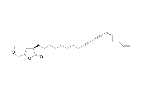 (3R,5S)-5-(methoxymethyl)-3-((Z)-octadeca-13,17-dien-9,11-diyn-1-yl)dihydrofuran-2(3H)-one