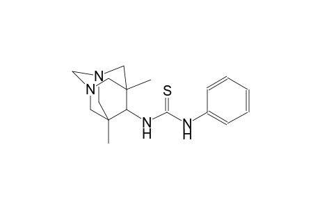 N-(5,7-dimethyl-1,3-diazatricyclo[3.3.1.1~3,7~]dec-6-yl)-N'-phenylthiourea