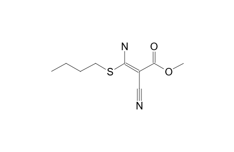 (E)-3-amino-3-(butylthio)-2-cyano-acrylic acid methyl ester