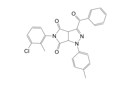 3-benzoyl-5-(3-chloro-2-methylphenyl)-1-(4-methylphenyl)-3a,6a-dihydropyrrolo[3,4-c]pyrazole-4,6(1H,5H)-dione