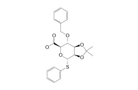 PHENYL-4-O-BENZYL-2,3-O-ISOPROPYLIDENE-1-THIO-ALPHA-D-MANNOPYRANIDURONIC-ACID
