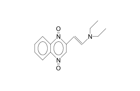 2-((E)-2-Diethylamino-vinyl)-quinoxaline N,N'-dioxide