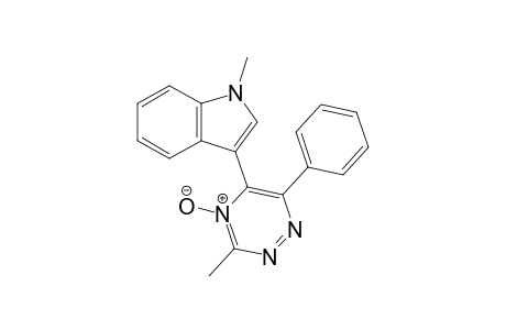 3-Methyl-5-(1-methyl-3-indolyl)-6-phenyl-1,2,4-triazine 4-oxide