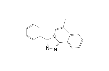 4-(2-Methylprop-1-enyl)-3,5-diphenyl-1,2,4-triazole