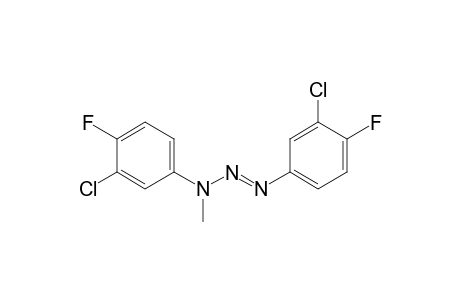 3-Methyl-1,3-bis(3-chloro-4-fluorophenyl)triazene