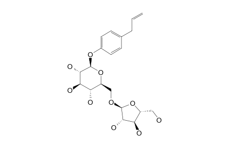 CHAVICOL-4-O-ALPHA-L-ARABINOFURANOSYL-(1->6)-BETA-D-GLUCOPYRANOSIDE