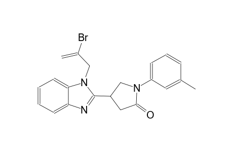 4-[1-(2-bromo-2-propenyl)-1H-benzimidazol-2-yl]-1-(3-methylphenyl)-2-pyrrolidinone