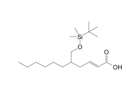 (E)-5-[[tert-butyl(dimethyl)silyl]oxymethyl]-2-undecenoic acid