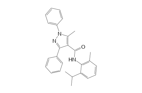 5-Methyl-1,3-diphenyl-1H-pyrazole-4-carboxylic acid (2-isopropyl-6-methyl-phenyl)-amide