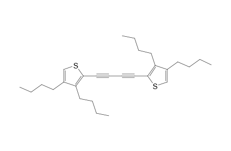3,4-dibutyl-2-[4-(3,4-dibutyl-2-thienyl)buta-1,3-diynyl]thiophene