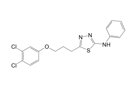 1,3,4-Thiadiazol-2-amine, 5-[3-(3,4-dichlorophenoxy)propyl]-N-phenyl-